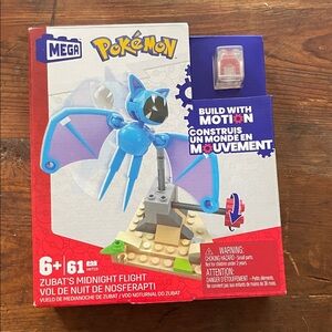 Mega Pokémon Zubat's Midnight Flight Building Set - Blue